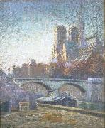 Louis Dewis Notre Dame oil